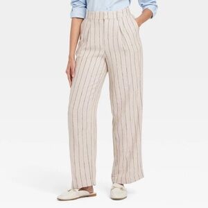 A New Day Cream and Black Striped Pants